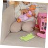 BRIGHTFUFU 4PCS Stuffed Bear T Shirts for Plush Dolls Cotton Basic Tee Shirt Versatile Bear Doll Clothes for DIY Styling and Playtime Fun view 4