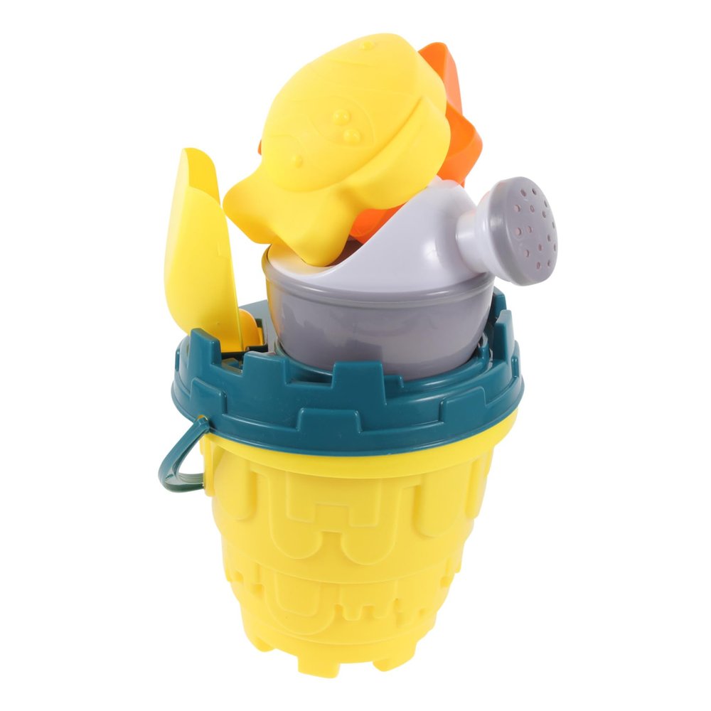 BCOATH Reusable Beach Cartoon Sand Digging Tool Bucket with Shovel and Cart Vibrant Outdoor Play for Boys Beach Park Seaside