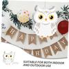 BCOATH Owl Pinata with Stick and Blindfold for Birthday Party Small Jungle Animal Game Pinata for Boys and Interactive Forest Theme Party Favor for Halloween and Shower Celebrations view 3