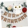 BCOATH Owl Pinata with Stick and Blindfold for Birthday Party Small Jungle Animal Game Pinata for Boys and Interactive Forest Theme Party Favor for Halloween and Shower Celebrations view 4