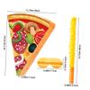 CONGARTENO Pizza Party Favor with Stick Blindfold and Confetti Food-themed Birthday Decoration Fun Game for Showers and S Celebrations view 2