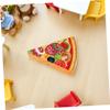 CONGARTENO Pizza Party Favor with Stick Blindfold and Confetti Food-themed Birthday Decoration Fun Game for Showers and S Celebrations view 3