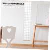 RORPOIR Thick Canvas Growth Chart Wall Decor for Height Measuring Ruler with Writable Surface Wood Frame Clean Nordic Style Height Marker view 2
