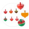 LALADEFIEE 6pcs Wooden Gyro for Creative Spinning Tops Plaything Boys Safe Lightweight Smooth Surface Preschool Educational view 2