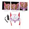 BCOATH Halloween Glowing Fox Mask Premium Plastic Decorative Light-up Masquerade Party Accessory for Costume Cosplay and Carnival Events view 3