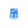 BRIGHTFUFU 36pcs Acrylic Dice Set with Transparent Square Corners for Board Games Math Teaching Tools Classroom Use and Clear Game Accessories for Party Activities view 2