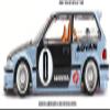 1:64 Diecast Model Car Compatible for Honda Civic (EF) Kaido Roulette V1 Light Blue Limited Edition by Kaido House x Mini GT KHMG179 view 2