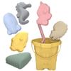 BCOATH Beach Sand Digging Lightweight Silicone Sand for Yellow Beach Bucket and Shovel Playset Outdoor Summer Fun Portable and Easy to Hold view 1