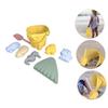 BCOATH Beach Sand Digging Lightweight Silicone Sand for Yellow Beach Bucket and Shovel Playset Outdoor Summer Fun Portable and Easy to Hold view 3
