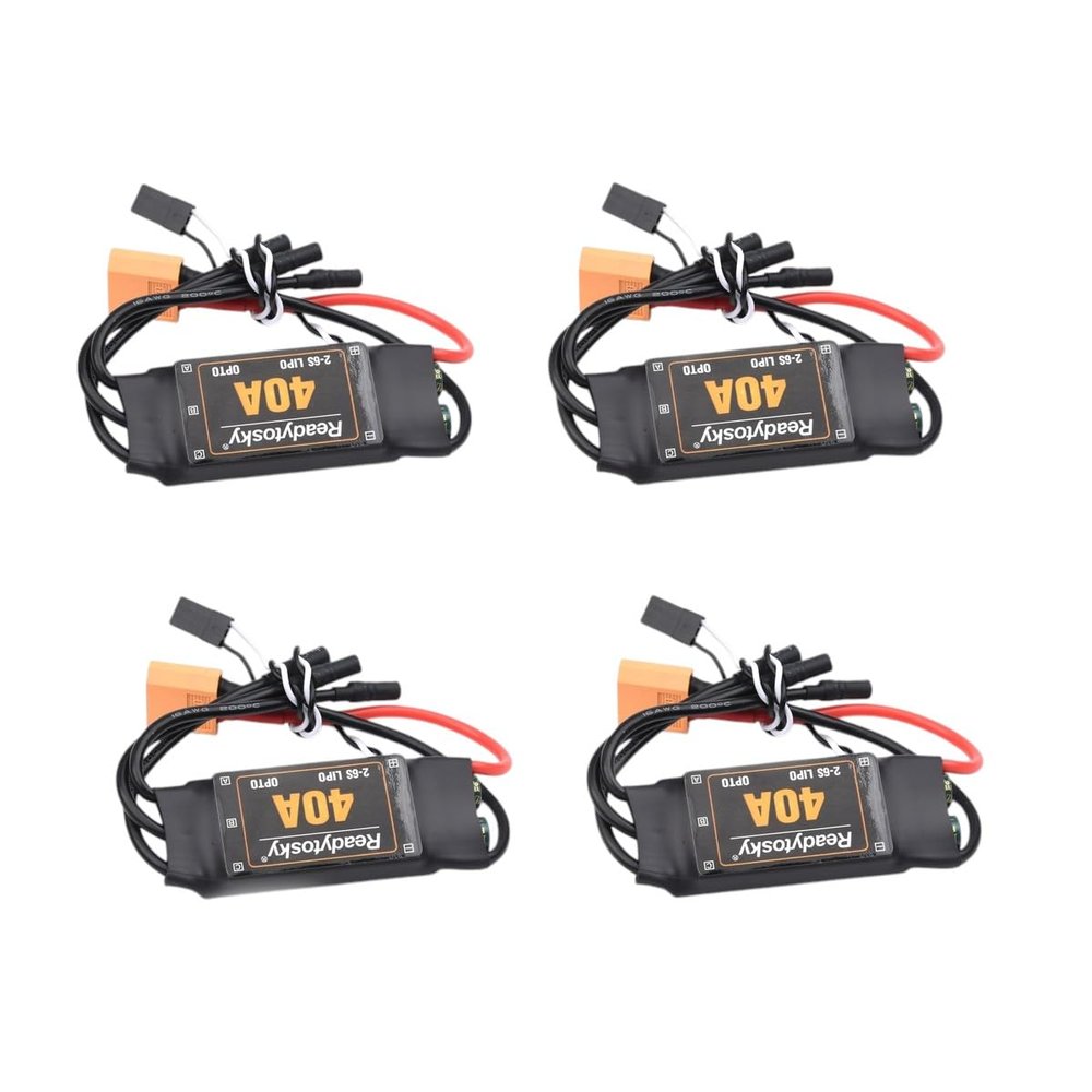 40A ESC OPTO 2-6S Brushless ESC Electronic Speed Controller for F450 450mm F550 S500 ZD550 RC Helicopter Quadcopter Replacement for OEM