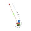ORFOFE Wooden Push Walker with Cartoon Animal Design for Balance and Coordination Development Sturdy Walker Cart for Early Learning and Independent Walking Play view 2