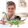 WHAMVOX Realistic Vinyl Dinosaur Model Large Cotton-Filled Simulation Dinosaur Figurine for Educational Play Soft Mesozoic Sauropod Animal Figure for Cognitive Development view 3
