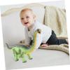 WHAMVOX Realistic Vinyl Dinosaur Model Large Cotton-Filled Simulation Dinosaur Figurine for Educational Play Soft Mesozoic Sauropod Animal Figure for Cognitive Development view 4
