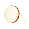 BRIGHTFUFU Double-sided Goatskin Hand Drum Set for Percussion Instrument Smooth Frame Educational Musical for Hand-brain Coordination and Early Learning view 1