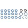 Rc Parts For Tamiya CC02 1/10 22pcs Rubber Sealed Ball Bearing Kit RC Car Upgrades Parts Accessories view 2