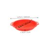 BRIGHTFUFU 4pcs Sand Sifter Bright Plastic Sand Strainers for Beach and Outdoor Play Lightweight and Portable Sieve Pans for Family Trips Gardening Shell and Rock Finding view 2