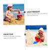 BCOATH 6pcs Beach Playing Set with Portable Gardening Tools for Boys and Lightweight Sand Shovel Spade for Outdoor Digging and Summer Fun view 2
