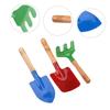 BCOATH 6pcs Beach Playing Set with Portable Gardening Tools for Boys and Lightweight Sand Shovel Spade for Outdoor Digging and Summer Fun view 4