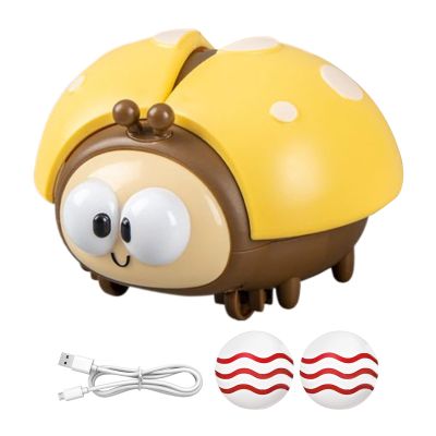 Ball Toy  Floating Ladybug Ball, Educational Set, Interactive Fun Learning, USB Charging Feature, Play, Educational Toy for Classroom, Kindergarten, Playroom, Preschool 3.74 Inches