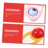 COOLHIYA 4pcs Handbell Plaything Plastic Rattles Lightweight Sensory Grasp Teethers for Newborns view 3