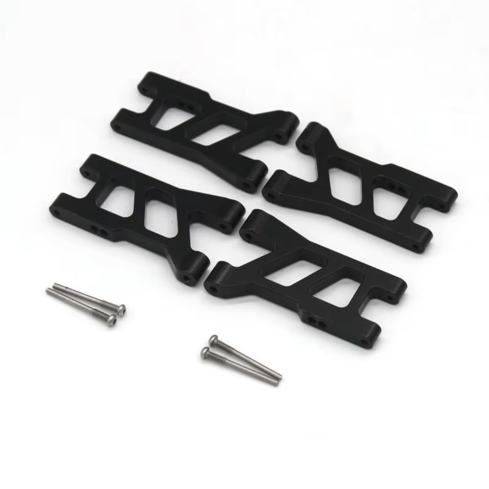 Rc Parts For HS 18301 18302 18311 18312 18321 18322 1/18 RC Remote Control Car Metal Parts Front And Rear Hem Arms(Black)
