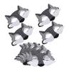 COOLHIYA 10pcs Lightweight Wolf Cosplay Masks Nonwoven Fabric Breathable Halloween Animal Half Face Mask for Masquerade Party Costume Role Play Accessories view 1
