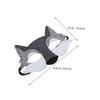 COOLHIYA 10pcs Lightweight Wolf Cosplay Masks Nonwoven Fabric Breathable Halloween Animal Half Face Mask for Masquerade Party Costume Role Play Accessories view 2