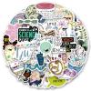 100pcs Funny Biology Stickers for Laptop & Water Bottles, Life Science Aesthetics Sticker Pack for Teachers & Students Funny Biology Gifts for College Students, Kids and Teachers view 1