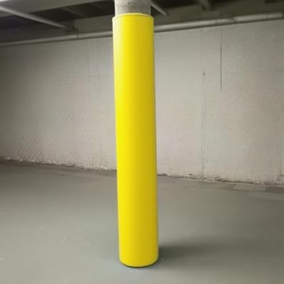 7ft Green Basement Pole Padding Wrap - Column Cover for Playground, Gym Equipment & Basketball Hoops - Fits 2-10" Diameter Rods - Essential Safety Post Pad