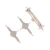 1/32 RC Car Front Middle Era Axle Modified Parts DIY Metal Gear Accessories Compatible with 1 2 3 Piece Axle Bridge Sets(3pcs) view 1