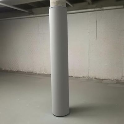 7ft Green Basement Pole Padding Wrap - Column Cover for Playground & Gym Equipment, Fits 2-10" Diameter Posts, Ideal for Basketball Hoops & Safety Protection