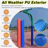 7ft Green Basement Pole Padding Wrap - Column Cover for Playground, Gym Equipment & Basketball Hoops - Fits 2-10" Diameter Rods, Impact Protection & Safety Pad view 3