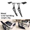 Compatible with Tamiya for TT02 XV01 94123 PGT2 for HSP 1/10 RC Car Upgrade Parts Metal for Rally Car Tail Wing Rear Spoiler Wing RC Accessory view 3