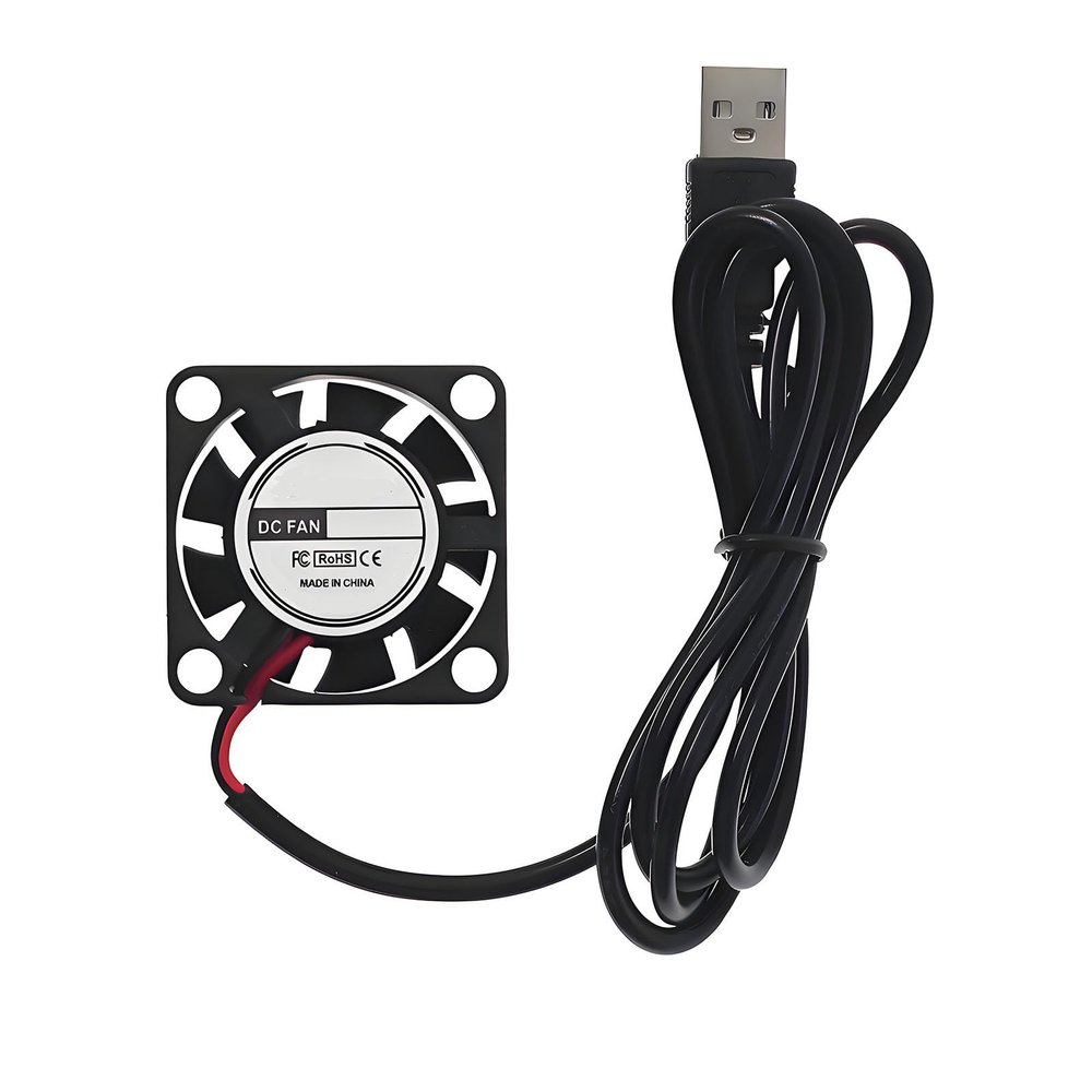 2507 Mini USB Cooling Fan 5V, High Speed 6000RPM 25mm x 07mm RC Remote Control Fans with 1m USB Wire, Violent Fans for Projector, Drone Flight Control, Robot Cooler FDFB2507H05