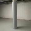 7ft Column Cover Padding for Basement Poles, Post Pad for Playground, Gym Equipment & Basketball Hoops - Fits 2-10" Diameter Rods (Green, 10" Diameter) view 1