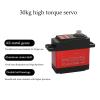 30Kg Digital 180 270 360 Degree Angle controllable servo Large Torque Metal Shell Waterproof Robotic arm TD8130+ arm Parts(30kg 180 Degree) view 2