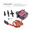 1pcs Servo Motor Metal Gear Simulation Remote Control Servo Motor 180 360 view 3