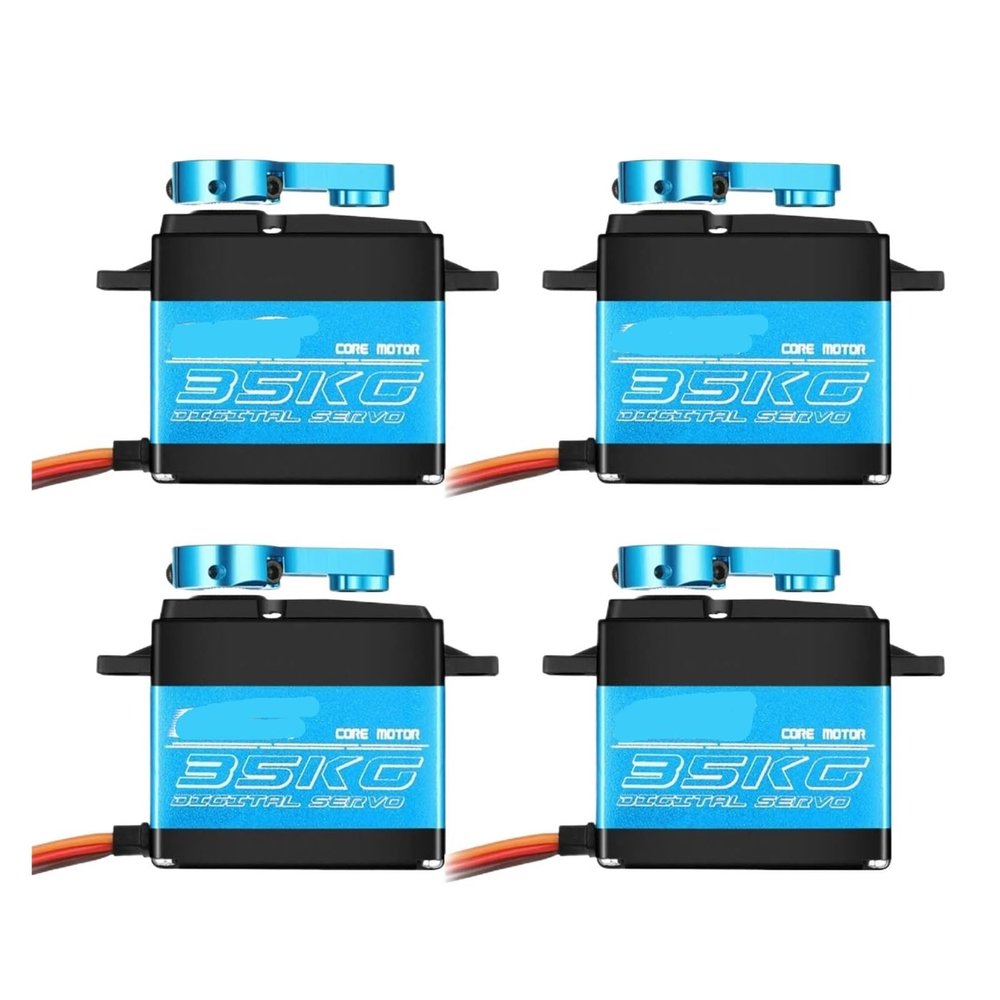 1/2/4pcs 35KG FT5330M Digital Servo Motor 7.4V 180 Degree RC Metal Gear Waterproof Suitable for 1/8/10 RC(4pcs)