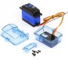 Compatible with Huanqi 727 for Slash RC Car Upgrade Parts Replacement Accessories Blue Plastic Waterproof Receiver Receiving Box RC Upgrade Spare view 4