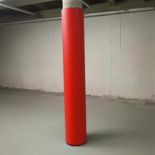 7ft Column Cover Pad for Playground & Gym - 10" Diameter Post Padding Wrap for Basketball Hoops, 2-10" Diameter Rods, Green Safety Padding for Basement Poles