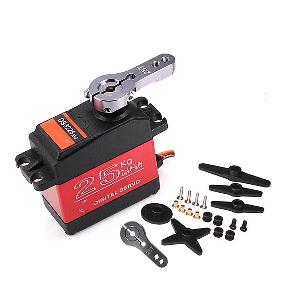 1pcs DS3225 180 270 Degrees 25 kg 6V Waterproof Full Metal Gear Digital servo(25KG 270 Degree)