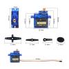 9g TS90MD Metal Gear Simulation Servo 90/180/270 Degree Angle Controllable Servo Motor Set(360 Degree) view 2