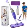 Kids Spray Mop - Mini Mop with Real Sprayer and Washable Microfiber Pad, Toddler Cleaning Set, Montessori Household Education Toys, Gift for Boys Girls Ages 3+, Compatible with Swiffer Wet Jet Pads view 1