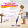 Kids Spray Mop - Mini Mop with Real Sprayer and Washable Microfiber Pad, Toddler Cleaning Set, Montessori Household Education Toys, Gift for Boys Girls Ages 3+, Compatible with Swiffer Wet Jet Pads view 2