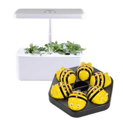 Early Programming: See & Say Version 6 Bee-Bots, Free 1 Hydroponic Garden System, & Docking Station w/USB Cable