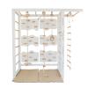 Woodandhearts Swedish Ladder Indoor Kids Gym, Montessori Play Gym Climbing Set, Wooden Indoor Playground for Toddlers with Accessories (with Rope Accessories and Play Mats), Swedish Wall Climbing Set view 1