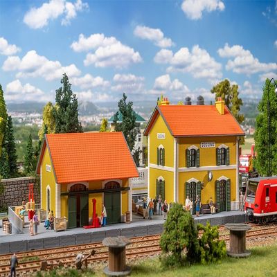 Faller Gssing 110154 Train Station - Track Gauge H0