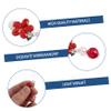 ZHZJQE Ornaments 10 Pairs Children's Clip Toddler Dress up Ear Pendants Little Girls Jewelry for Kids Play Earrings Girl Child Resin Tassel Pretend Ornaments view 2