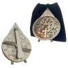 Solid Polished Brass English Calendar Desk Astrolabe Maritime Navigational Astrological Globe, With Stand & Black Velvet Gift Case Nautical Home Decorative (Color 1) view 1