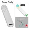 Silicon Cover for Nex Playground Game System Remote, Anti-Slip Shockproof Sleeve with 4 Pillars for Secure Placement, Dust & Water Resistant Protective Case with Lanyard-Grey view 2